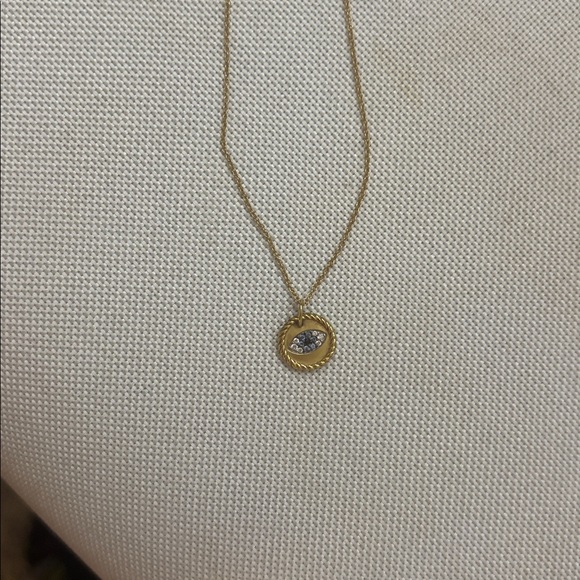DAVID YURMAN 18K GOLD EVIL EYE NECKLACE - Picture 12 of 15